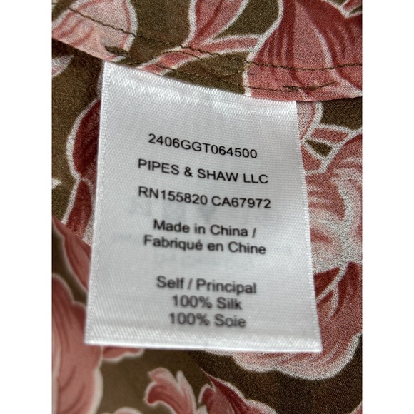 Veronica Beard 100% Silk Floral Blouse Top Size 6 Boho Chic Workwear Feminine - Picture 8 of 8